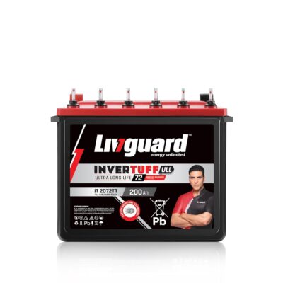 Livguard Invertuff IT 2072TT | 200 Ah Tall Tubular Inverter Battery for Home for with fast charging