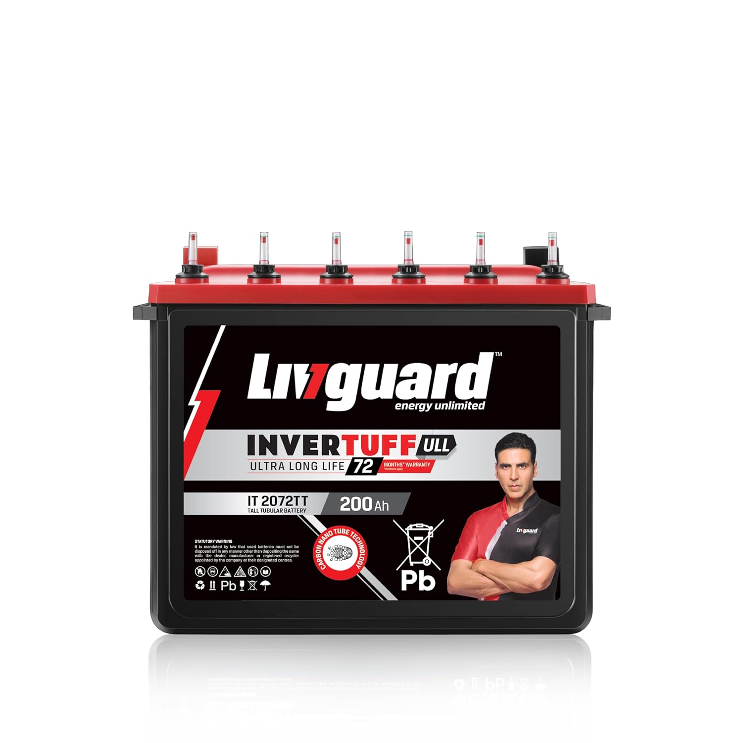 Livguard Invertuff IT 2072TT | 200 Ah Tall Tubular Inverter Battery for Home for with fast charging